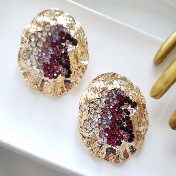 New! Zara Sparkles Post Earrings - Picture 4 of 11
